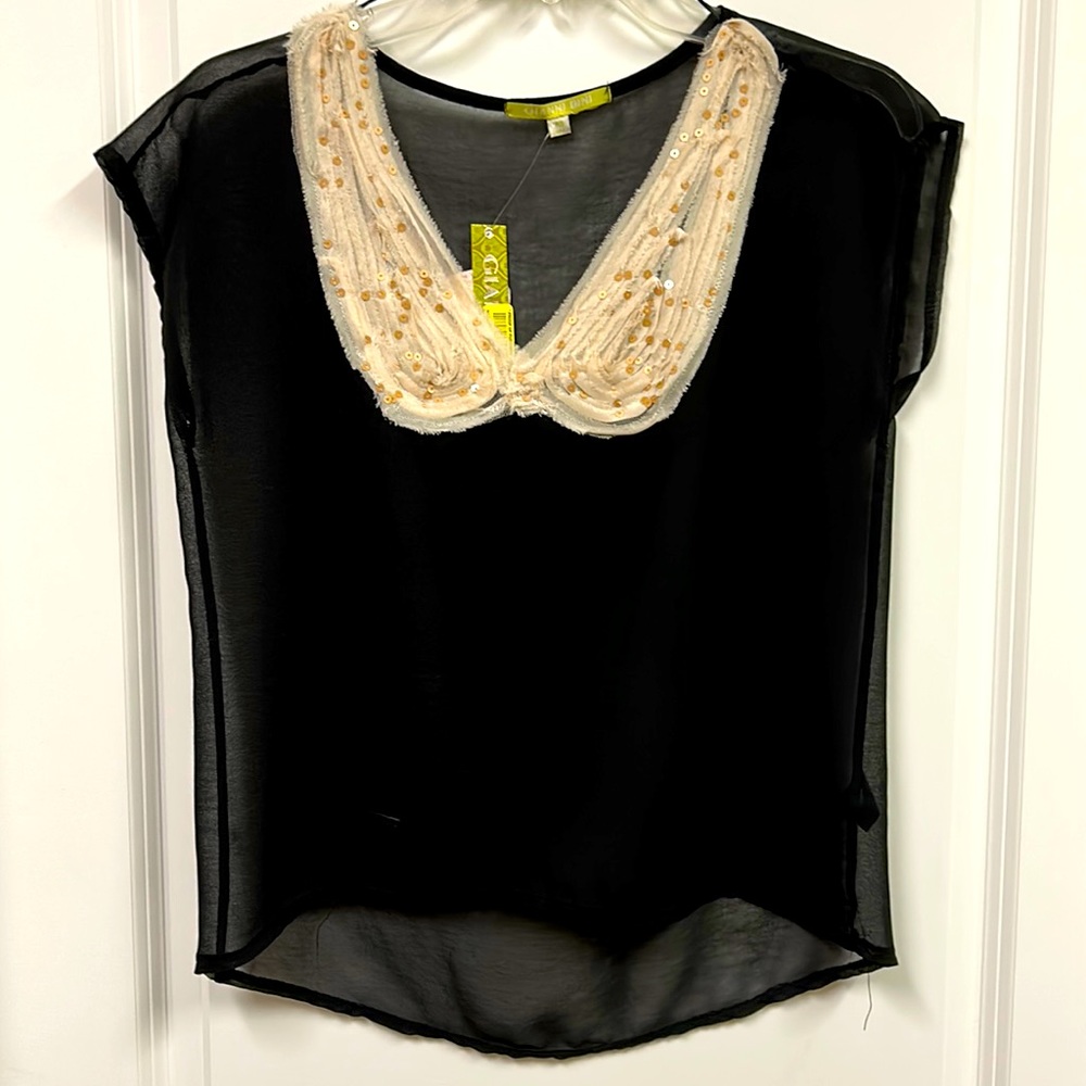 NWT GB sheer top